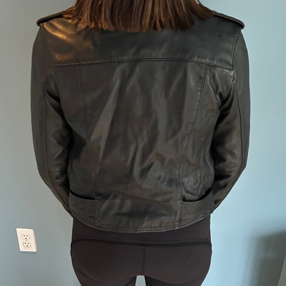 Gorgeous mint condition -All Saints Balfern Leather Jacket - Picture 9 of 16